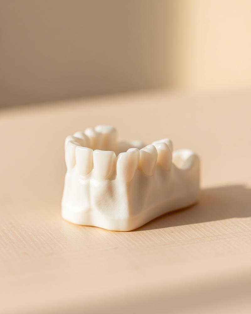 Modelo dental impresso em 3D para planejamento clínico