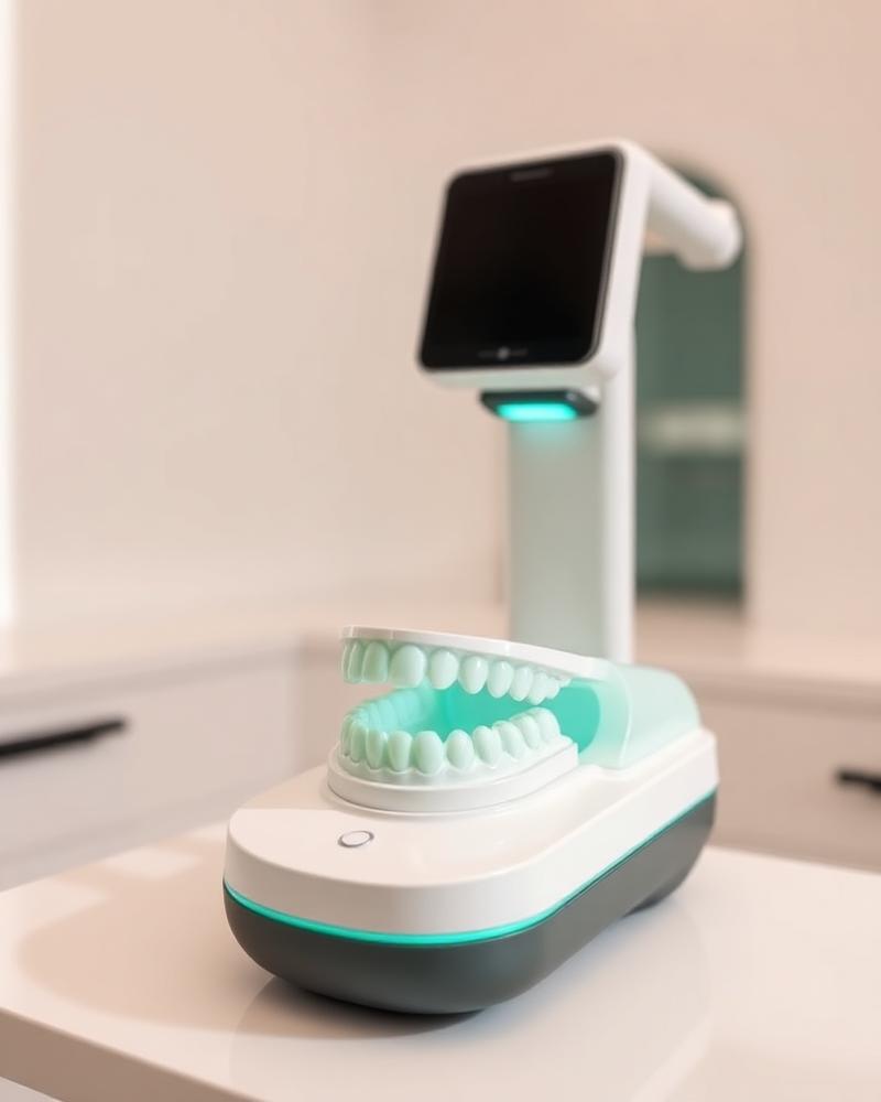 Scanner intraoral iTero em uso na clínica de odontologia digital no Tatuapé